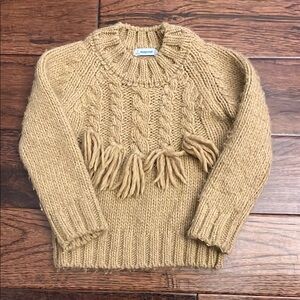 Mayoral Beige Cable Knit Sweater for Women